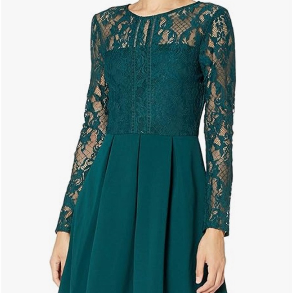 Hunter green Mini dress Size 10-12 ladies (Junior xl)